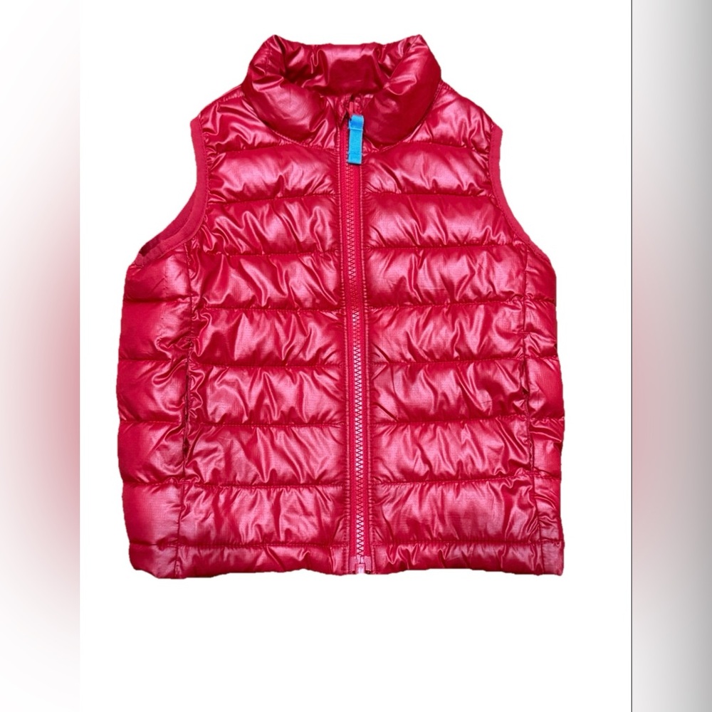 Primary Kids Lightweight Puffer Vest Boys Youth Size 4 Red